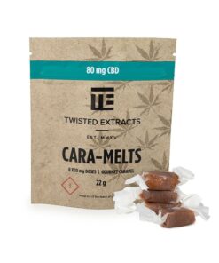 CBD Cara-Melts (80mg CBD)-Twisted Extracts