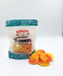Kaya Labs - Fuzzy Peach Ring Edibles 300mg