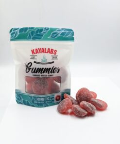 Kaya Labs - Sour Cherry Slice Edibles 300mg
